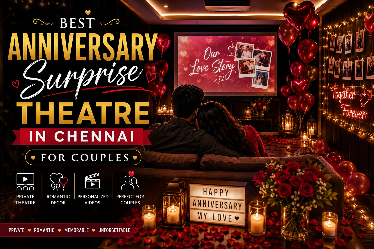 Best Anniversary Surprise Theatre Chennai for Couples