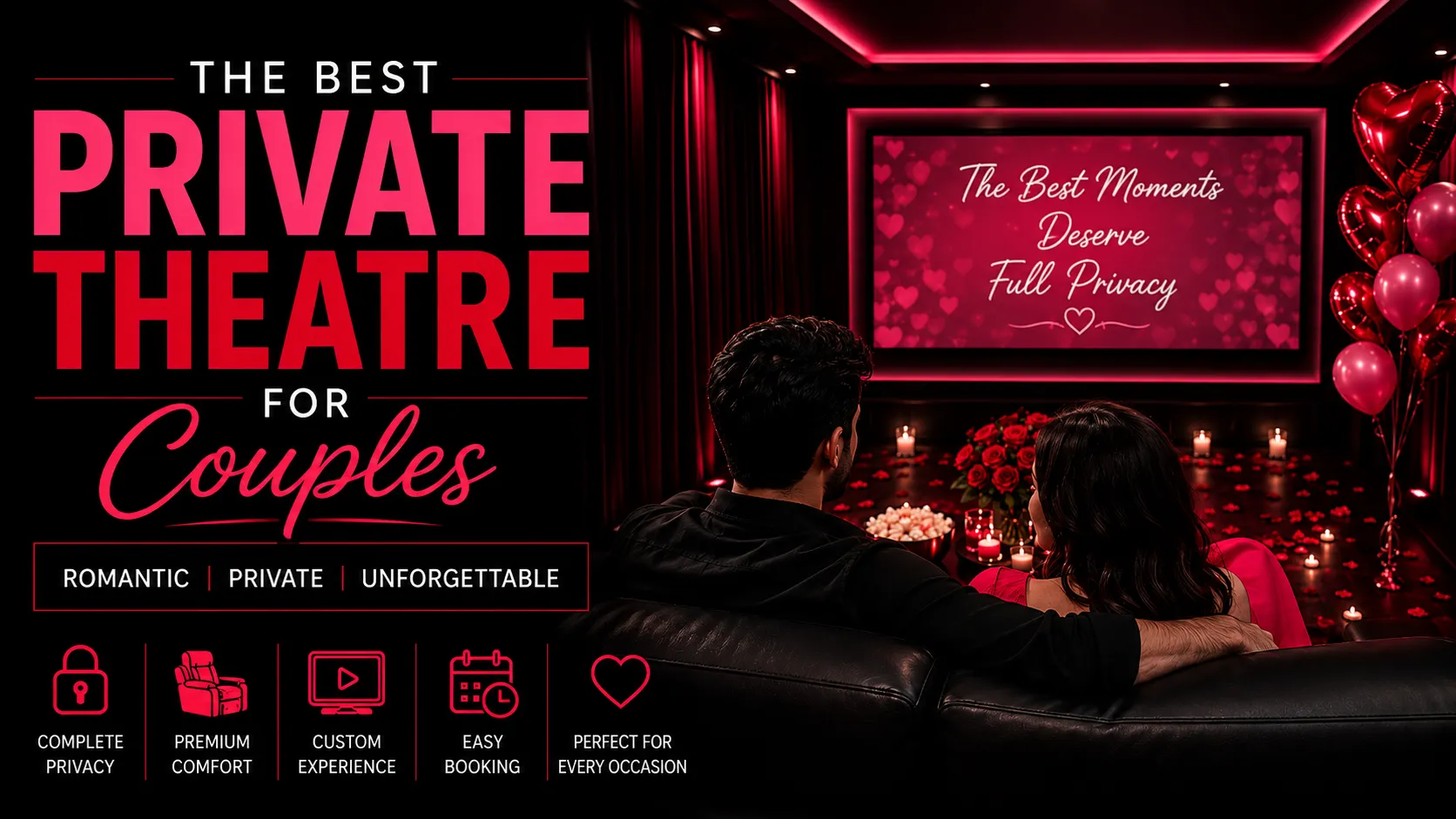 Best Private Theatre for Couples Near Me for a Romantic Movie Date