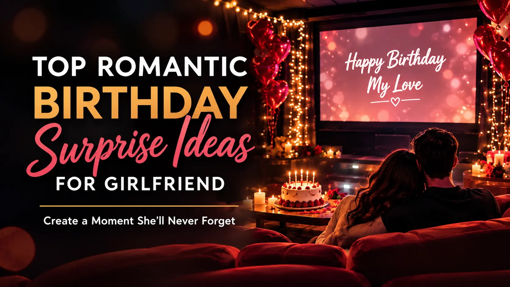 Top Romantic Birthday Surprise Ideas for Girlfriend 